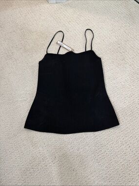 SKIMS Black Knit Spaghetti Strap Camisole